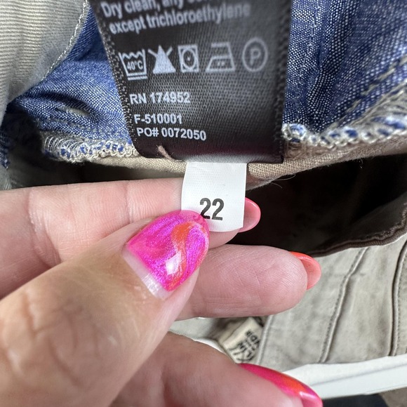 Flint and Tinder Pants Mens 33 Khaki 365 Slim Fit Stretch Chino Casual 5 Pocket - Picture 8 of 14